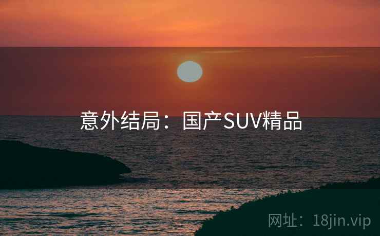 意外结局：国产SUV精品